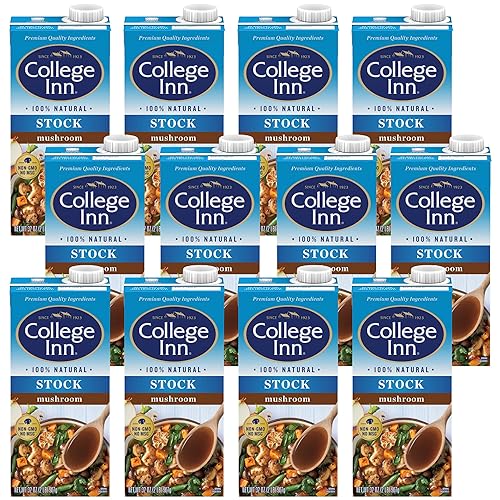 College Inn Caldo de hongos, 32 onzas líquidas (paquete de 12)