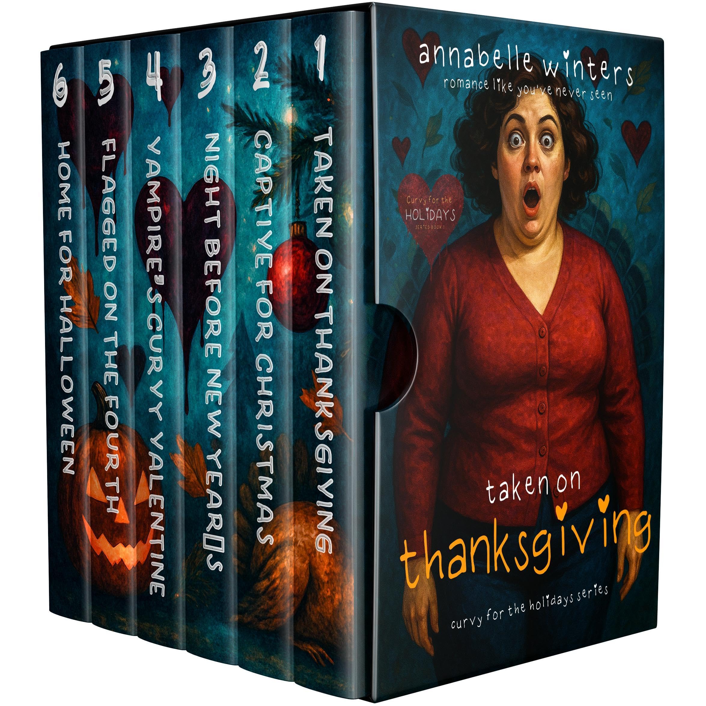 Curvy for the Holidays Complete Series Box Set Bundle Books 1-6: A Steamy Instalove Romance Collection