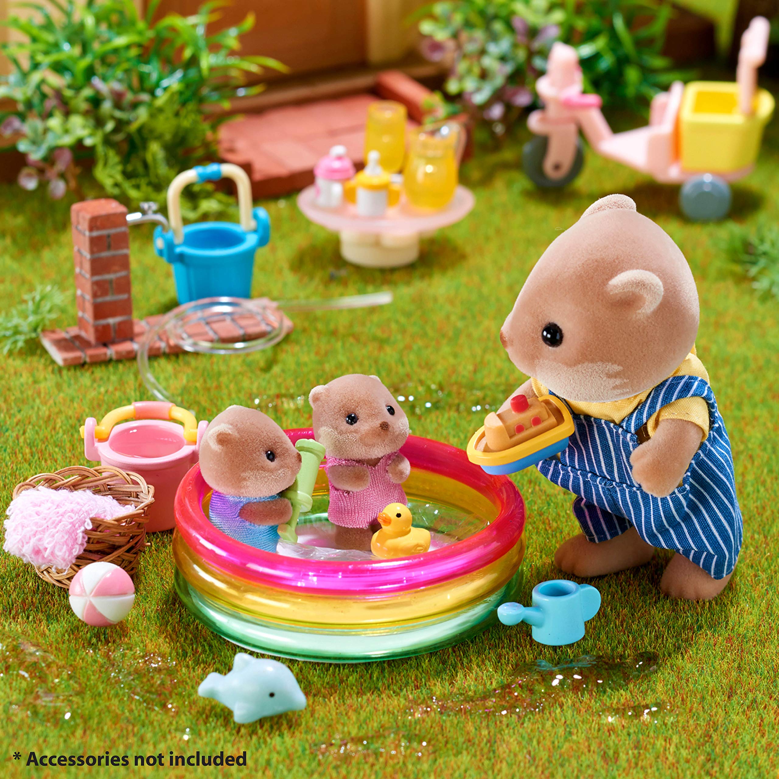 Amazon.co.jp: Calico Critters Splashy Otter Family : おもちゃ