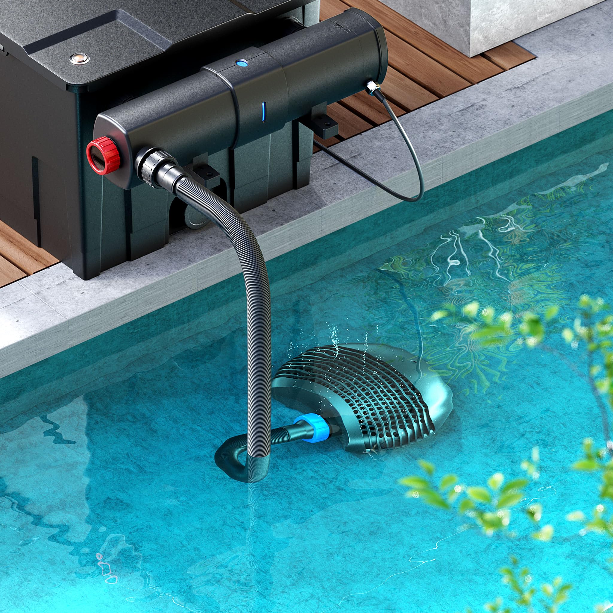 SunSun NEO-280B SuperECO Pompe de bassin jusqu'à 3000l-h 10W Pompe de