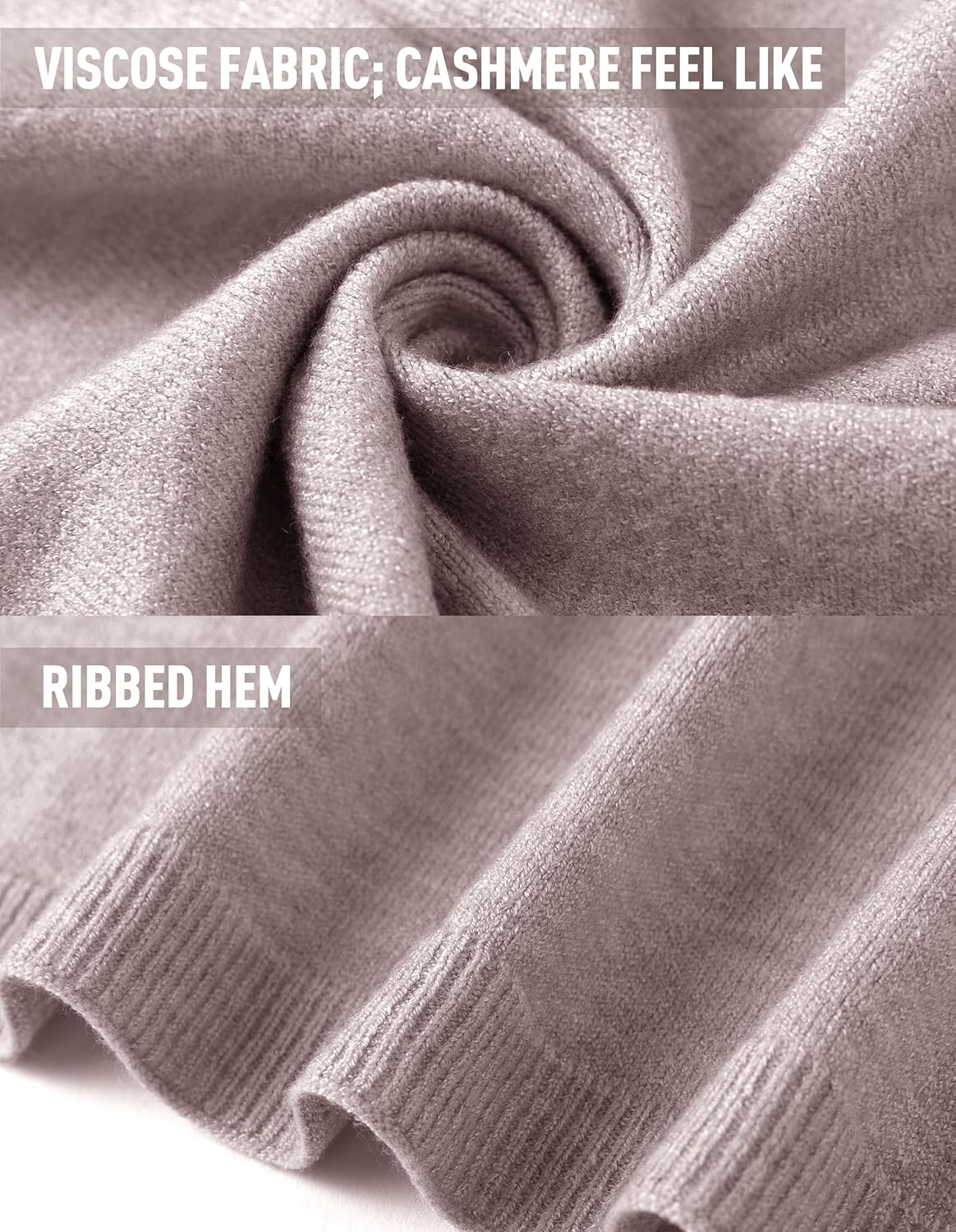 PULI Women's Versatile Knitted Shawls Scarf Poncho Sweater with Buttons Lightweight Spring Summer Fall Wraps - Image 4