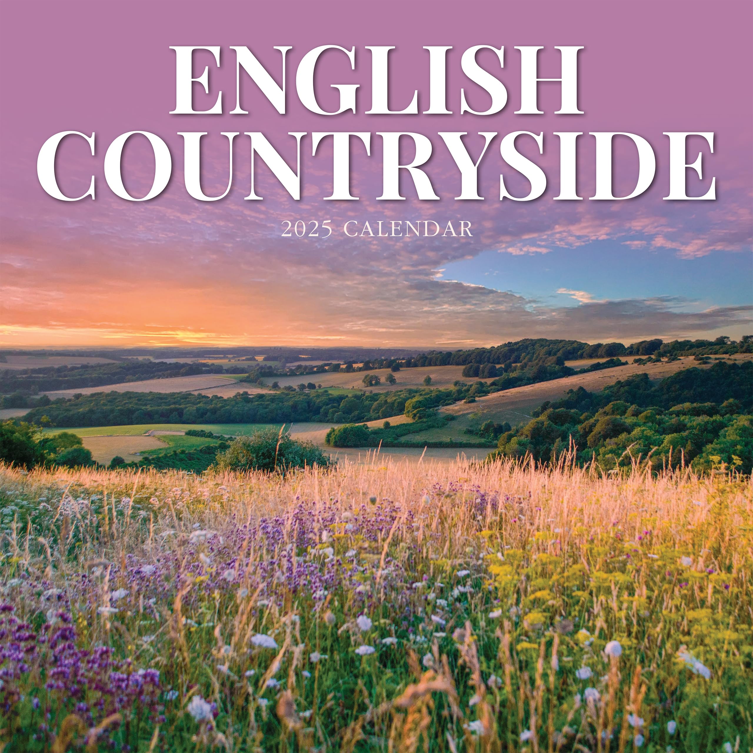 Fresh Publishing Limited English Countryside 2025 Large Wall Calendar, by Size 302mm x 604mm (Open), Thick & Sturdy Eco Friendly (FSC) Paper.