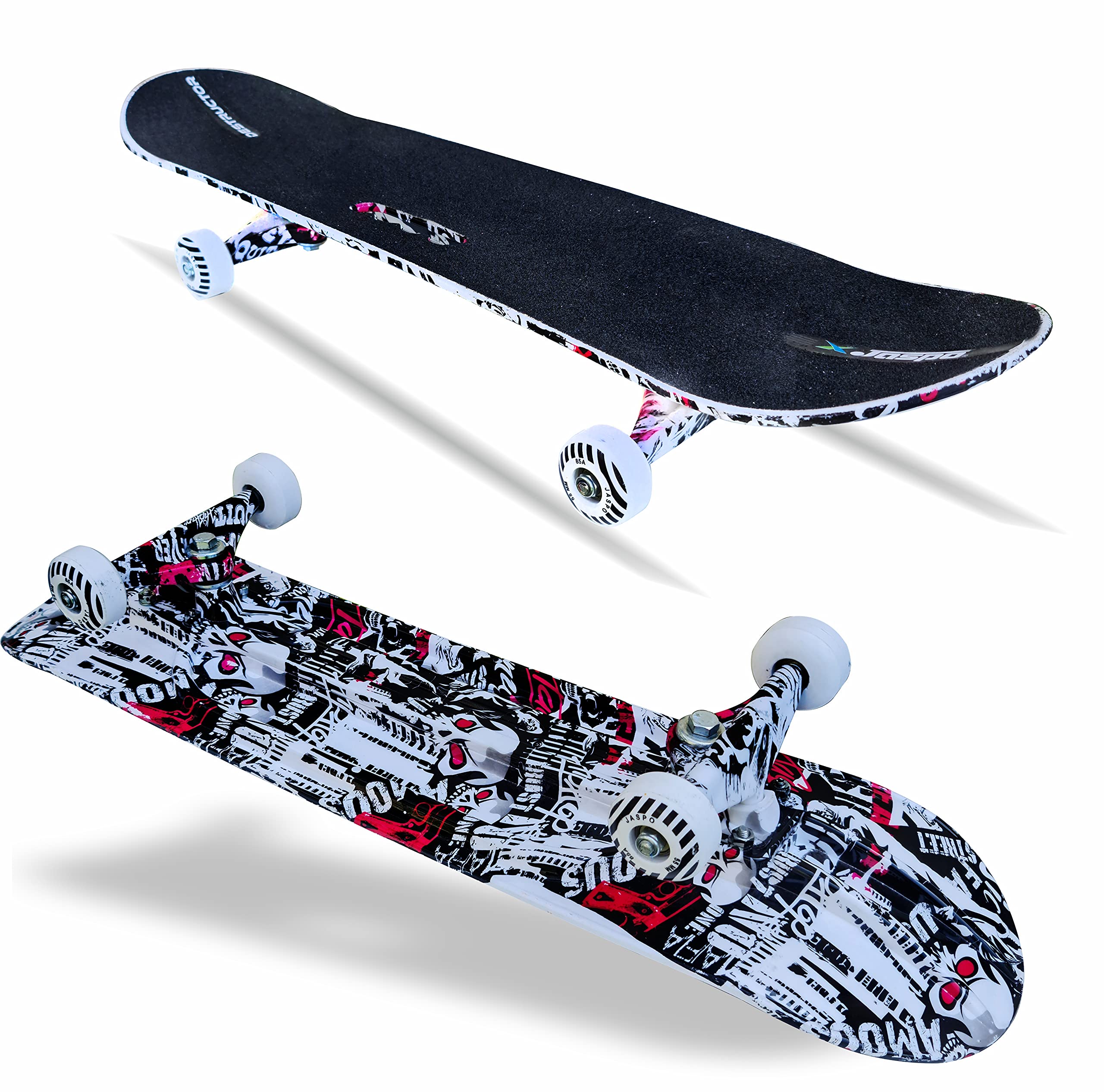 Buy Jaspo Hurricane Red Skull Skateboard (Red Skull 31