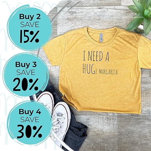 Miniatura 4 de I Walk The Lime, Cute Women's Screen Printed Crop Tee, Shirts With Sayings, Heather Gray or Gold (L, Heather Gray)