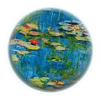 ガラス工房aun ガラスペン クロード・モネ  睡蓮 モネ 倉敷美観地区にあります大原美術館所蔵の名画、クロード