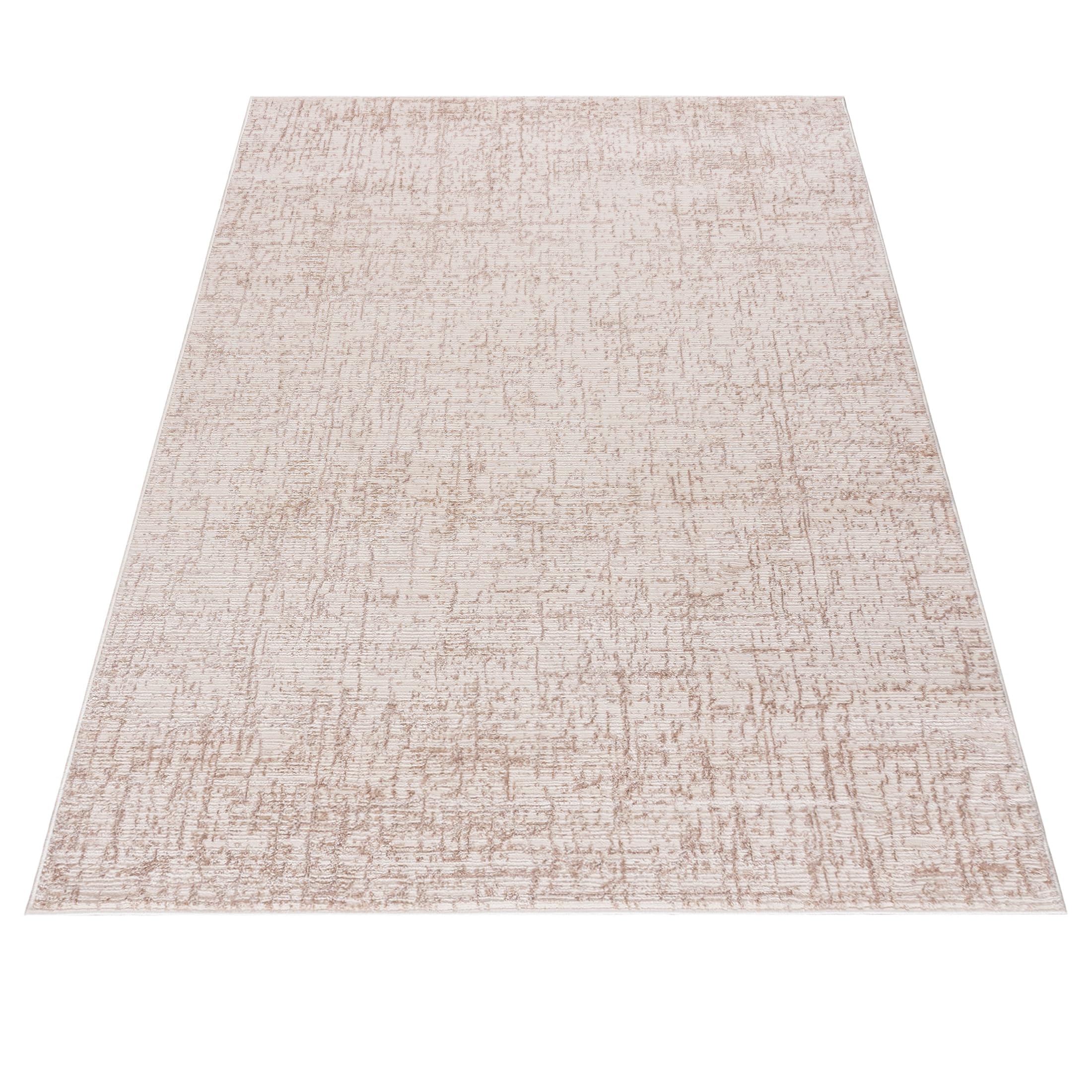 Mazovia Grand Tapis Salon 160x230cm Crème Abstrait Scandinave Doux Élégant
