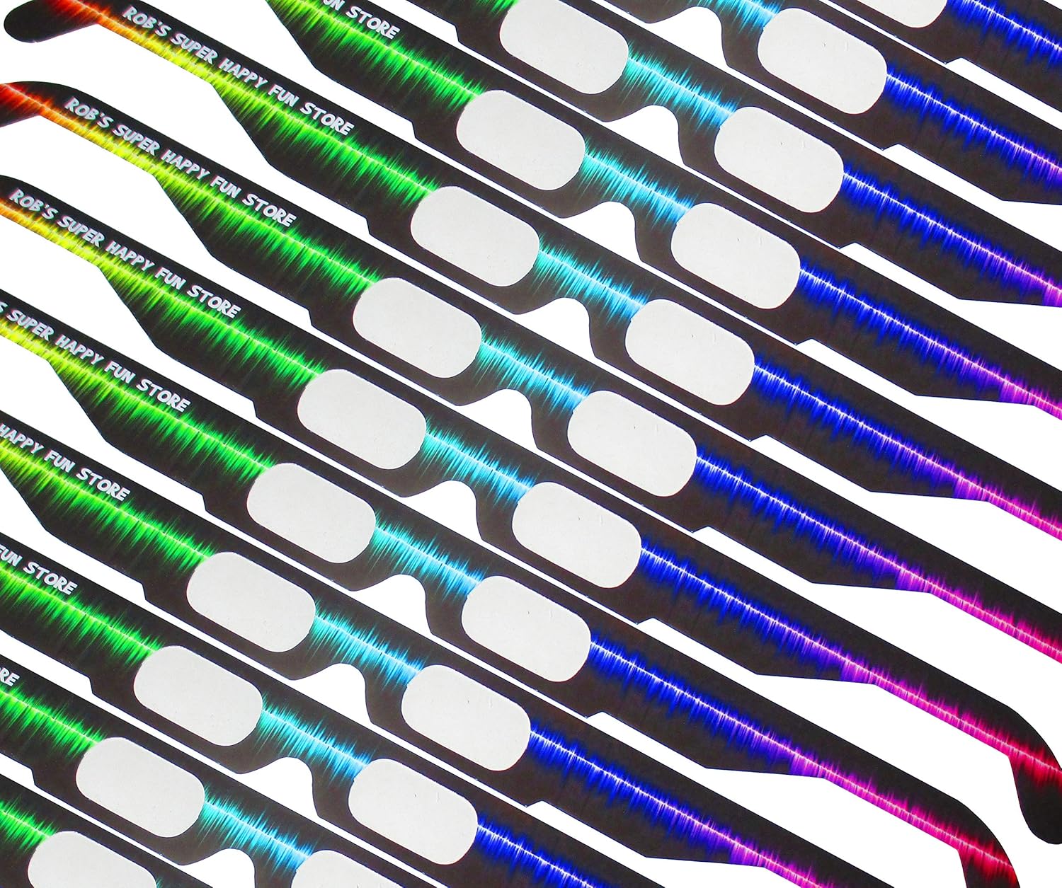 Flаѕh Dеаlѕ - 50% оƒƒ Fireworks Diffraction Glasses - 25 Rainbow Hearts (Plain White Frames) plus 25 Starburst Effect (Rave Waves Frames) - 50 Glasses Total for Fireworks, Holiday Lights, Wedding Receptions, Rave Events Nеw Prоduсt Fireworks Diffraction Glasses - 25 Rainbow Hearts (Plain White Frames) plus 25 Starburst Effect (Rave Waves Frames) - 50 Glasses Total for Fireworks, Holiday Lights, Wedding Receptions, Rave Events