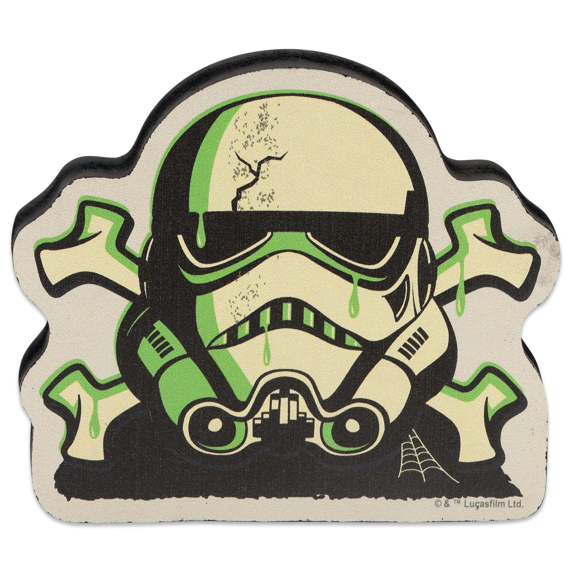 Disney Star Wars Stormtrooper Crossbones Shelf Sitter Decor