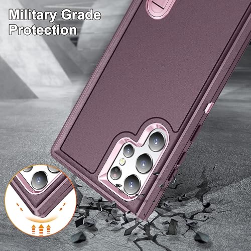 Miniatura 132 de BaHaHoues Funda para Samsung Galaxy S23 Ultra con soporte integrado, a prueba de golpes y caídas de grado militar para Galaxy S23 Ultra 5G