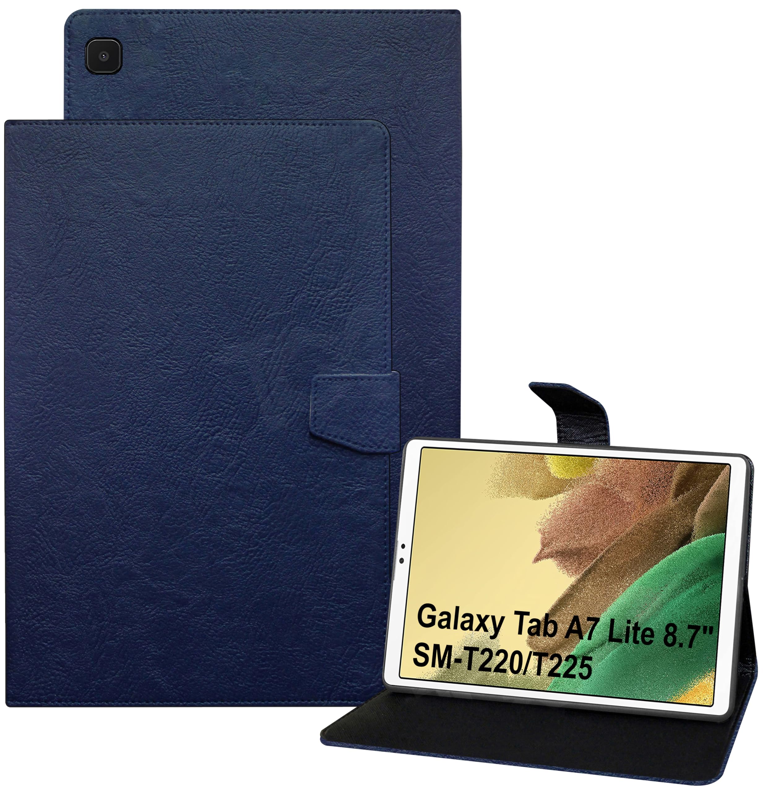TGK Flip Cover for Samsung Galaxy Tab A7 Lite 8.7 inch Case Plain Design Blue (B09GPST8X5) Amazon Price History, Amazon Price Tracker