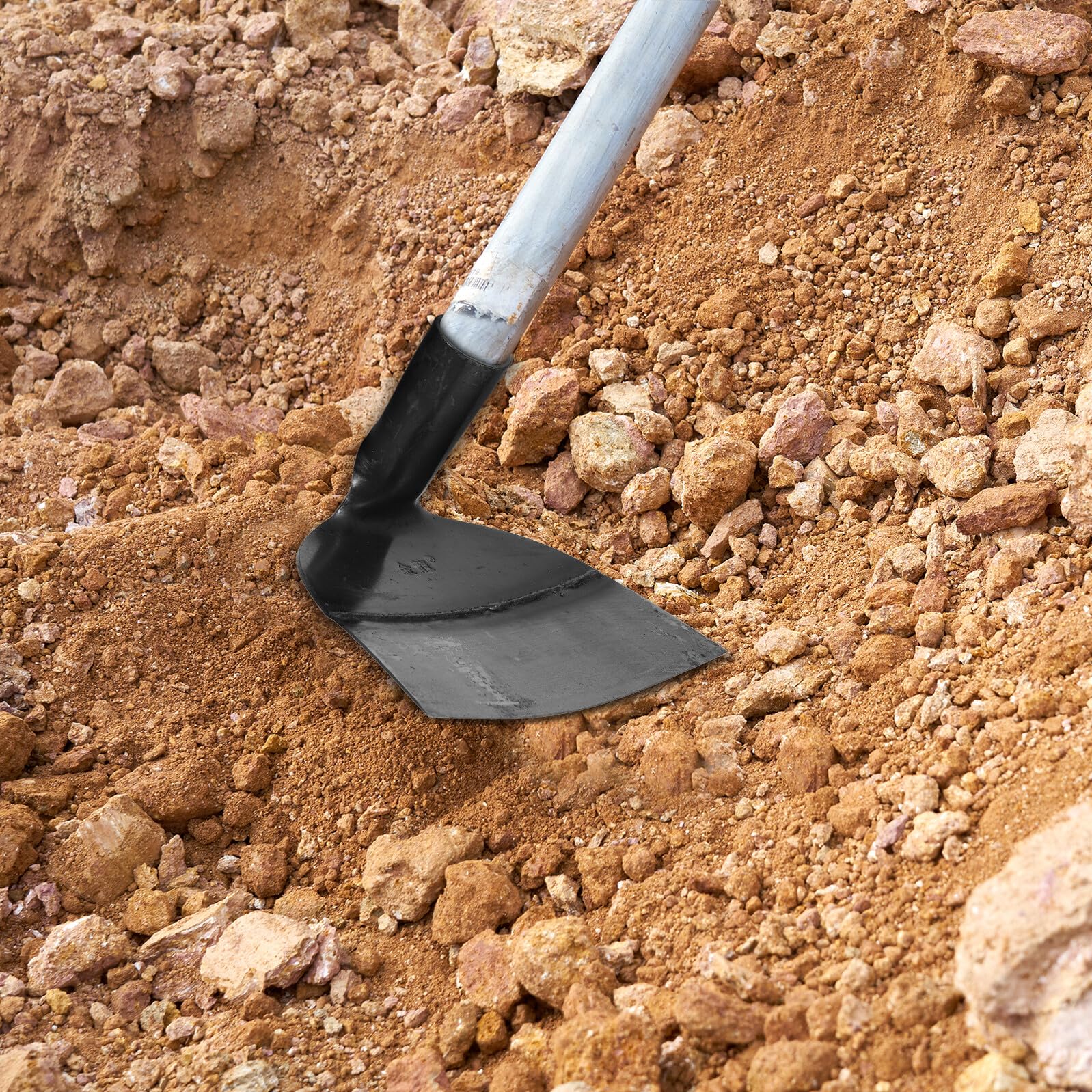 DOITOOL Azada de Jardín de Acero Manganeso Resistente Herramienta de Deshierbe Portátil para Huerto Cabeza de Azada Multifuncional para y Eliminar Malas Hierbas para Labores Agrícolas