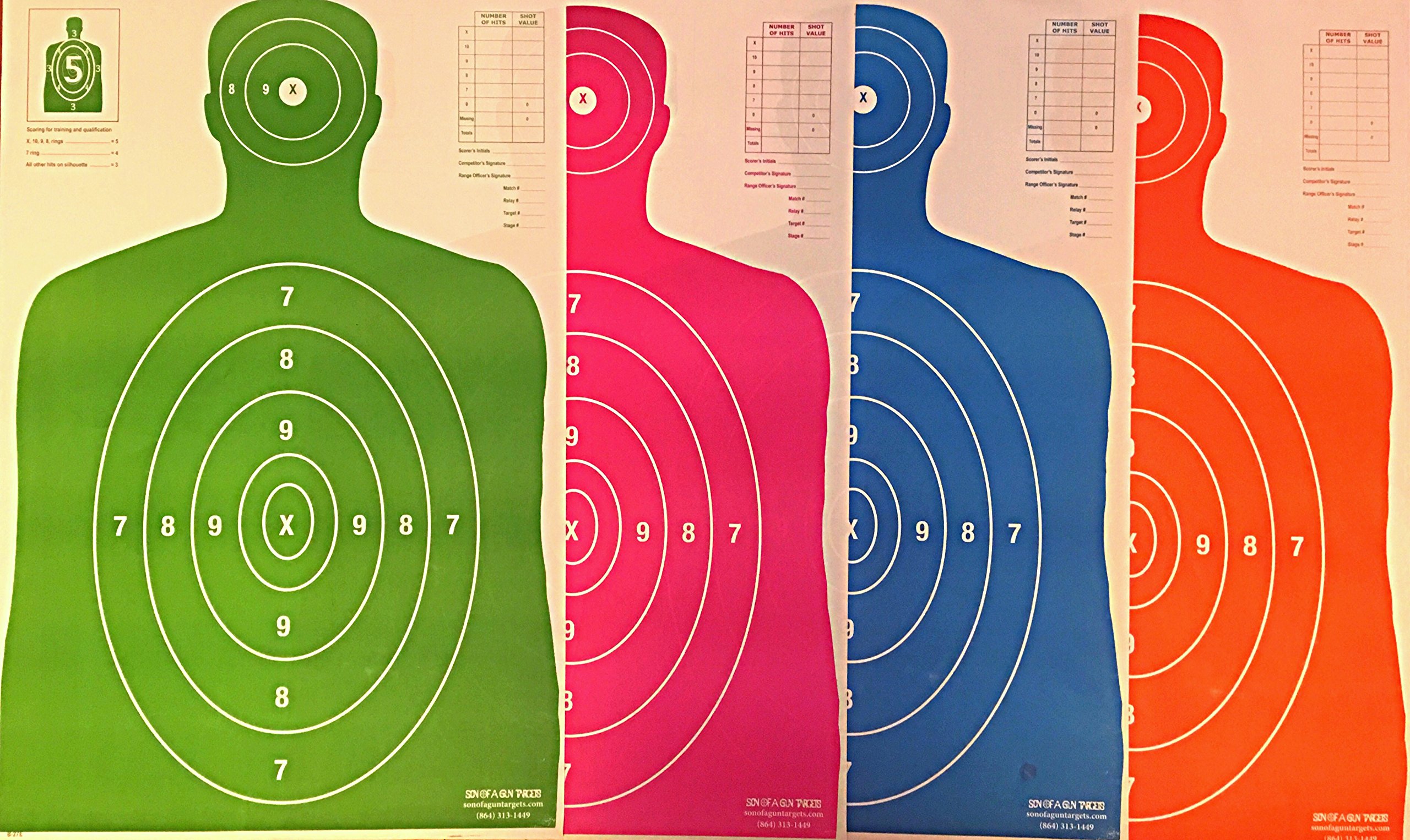 Son Of A Gun Paper Shooting Targets HIGH Shot Placement Visibility son-of-a-gun-paper-shooting-targets-high-shot-placement-visibility