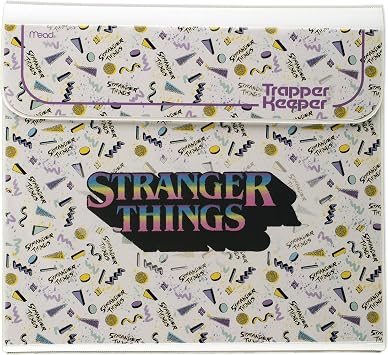 Mead Trapper Keeper Binder, Stranger Things, 1 Inch Binder with Folders and Pockets, Holds 8-1/2 x 11 Paper, Yearbook (261138B-25)