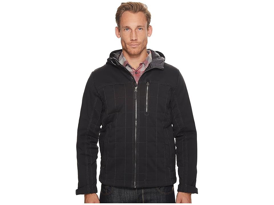 

Prana Zion Quilted Jacket (Black) Men's Coat