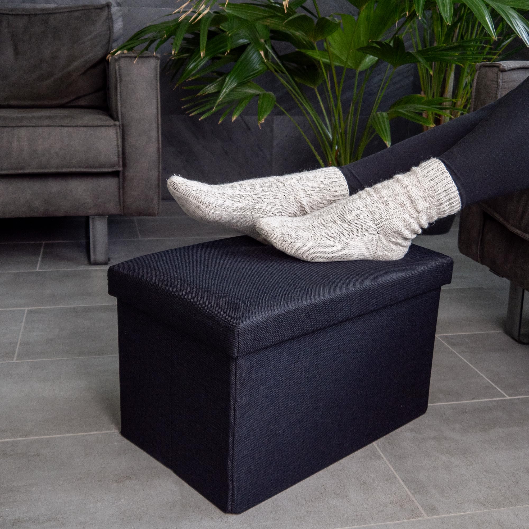 AllEquip Set Di 2 Sgabelli Con Vano Portaoggetti In Velluto, Rotondi, Per Soggiorno, Camera Da Letto, Cameretta Dei Bambini, Bagno, 2 Misure (rosa - Foto 9