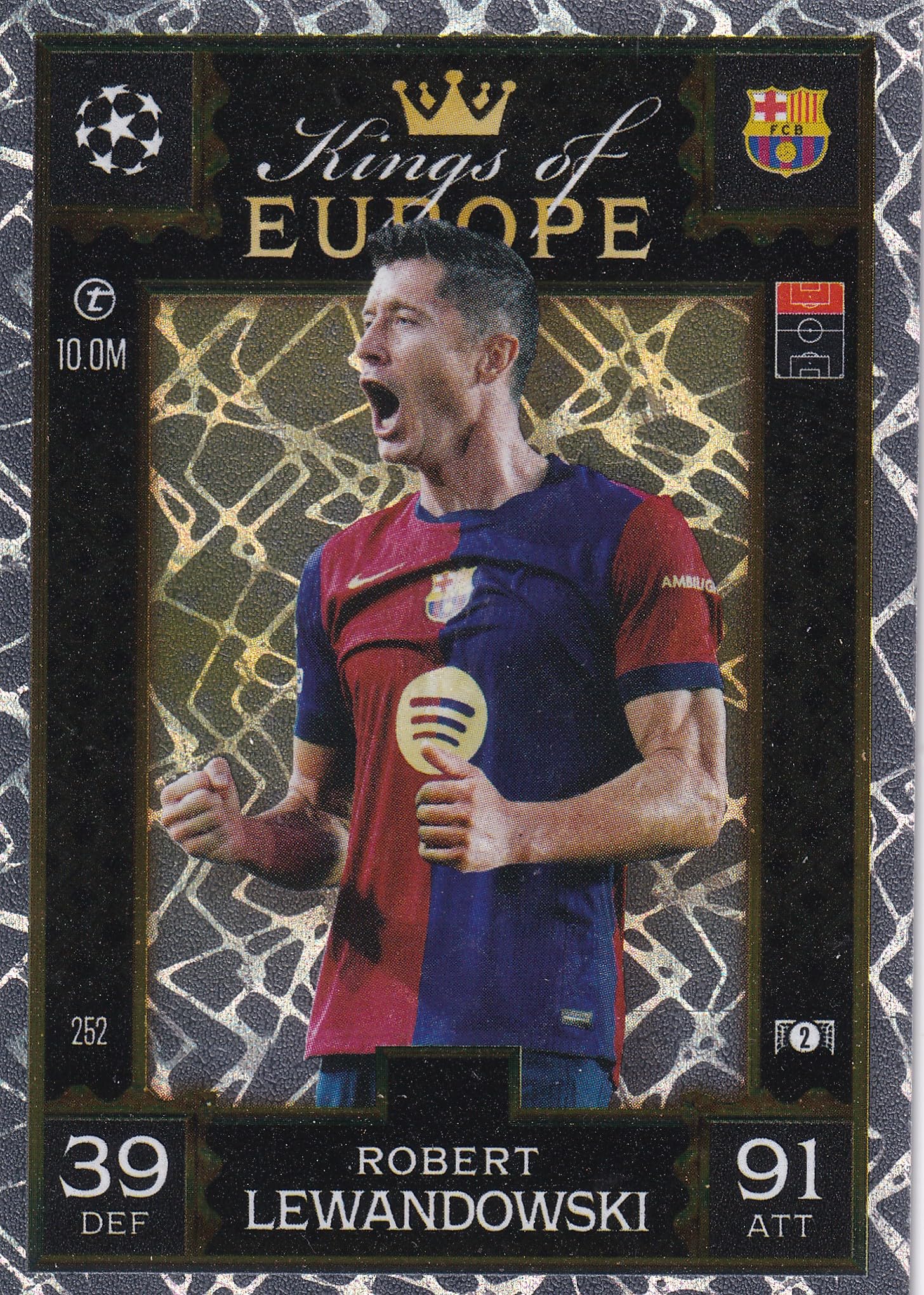 Match Attax Extra 2024 2025 Kings of Europe Trading Card(s) You Select (Robert Lewandowski 252)