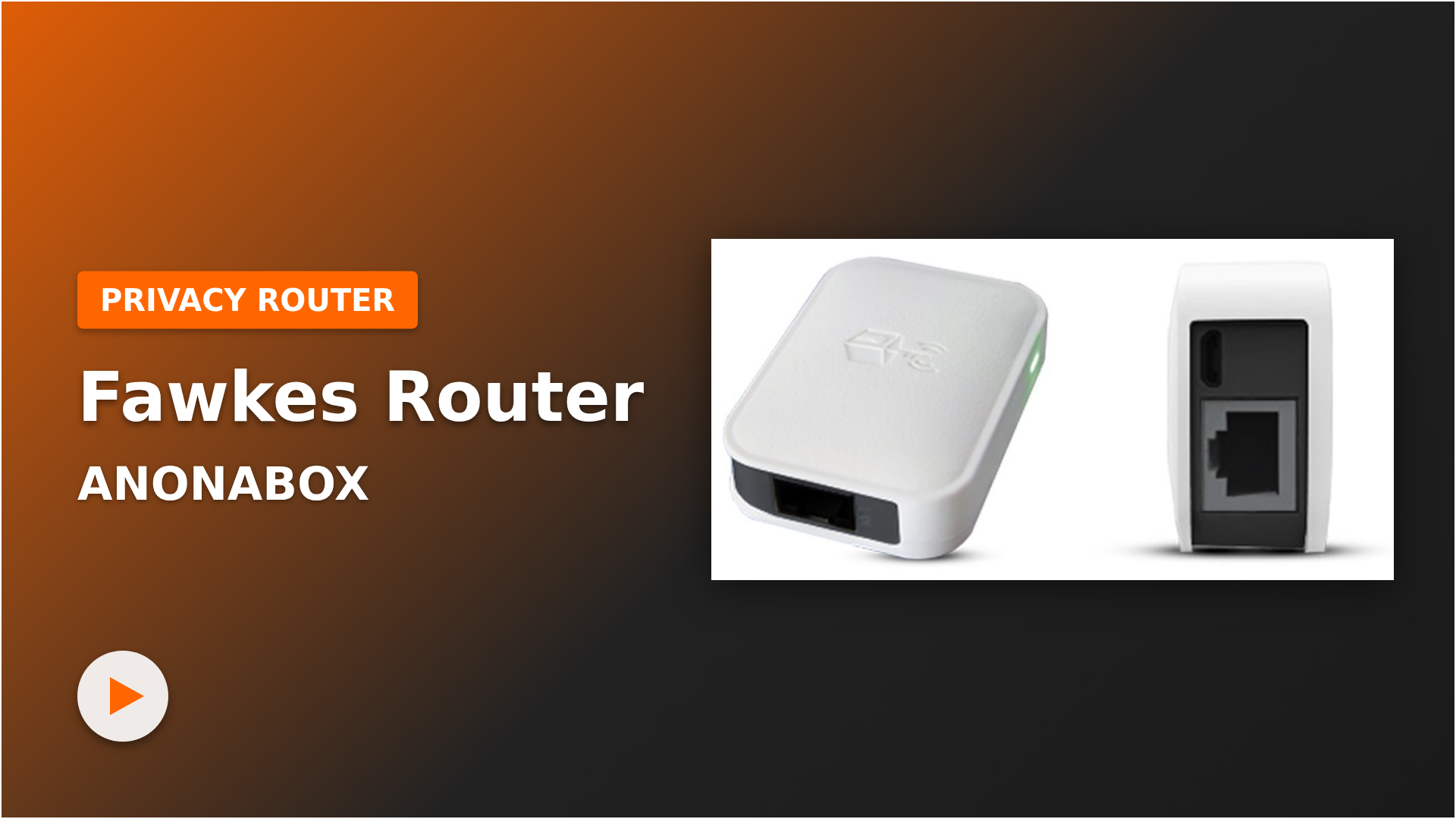 Watch Fawkes by Anonabox - WiFi TOR Router on Amazon Live