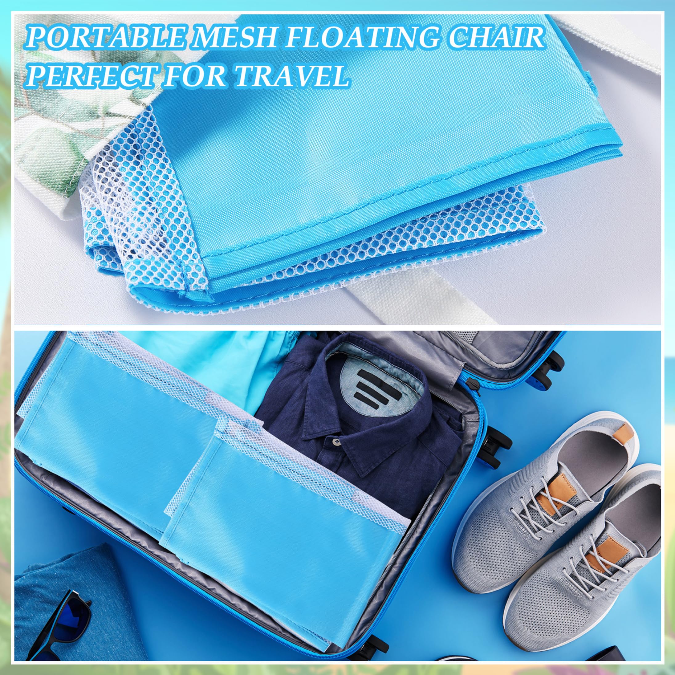 Silla Flotante para Piscina no Inflable, sillas flotantes de Alta flotabilidad para Adultos y niños en la Piscina, Silla Estable de Fideos para Piscinas de Doble Tubo