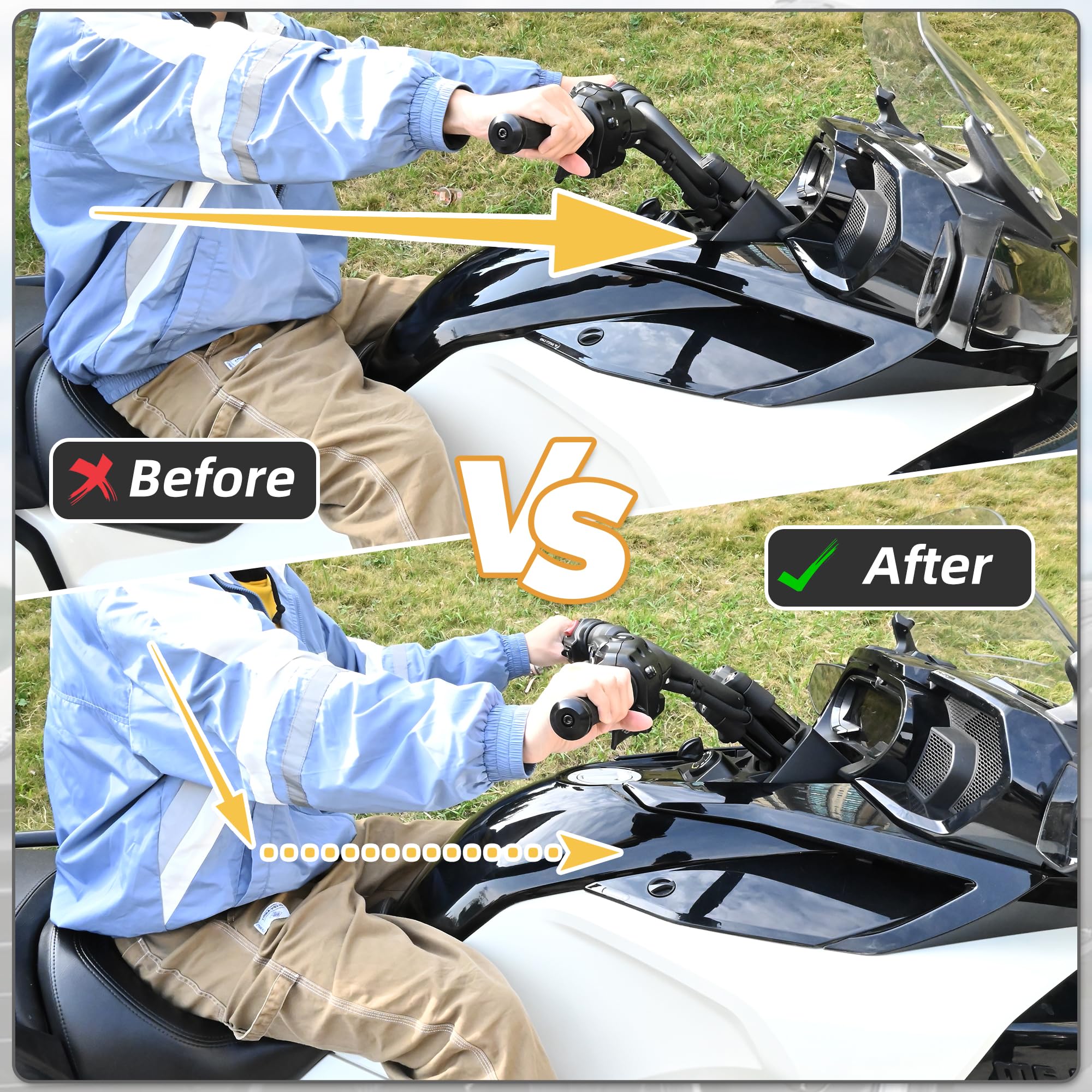 Amazon | ハンドルバーライザー Can Am Spyder F3 RT 2020+用 