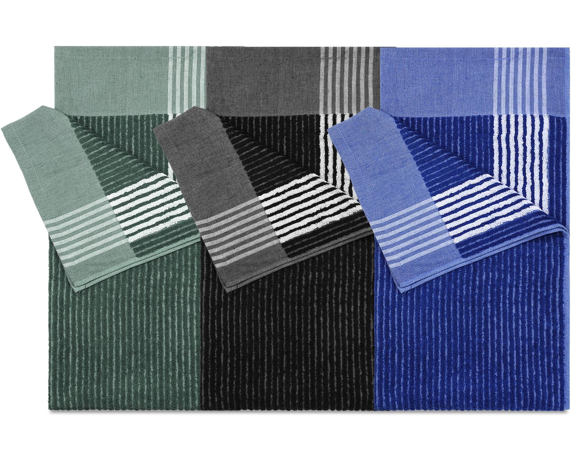 Buryeah Golf Towel 22 x 44 Inch Cotton Golf Caddy Towel Camping Large for Caddies Golfers Tour Players Club with Stripe