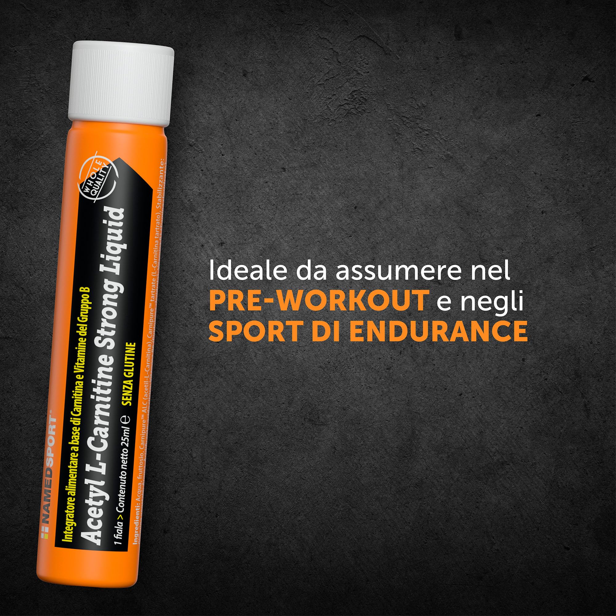 named sport acetil l-carnitina strong liquid Acetyl L-Carnitine fiala Acetyl L-Carnitina Liquida | Energia
