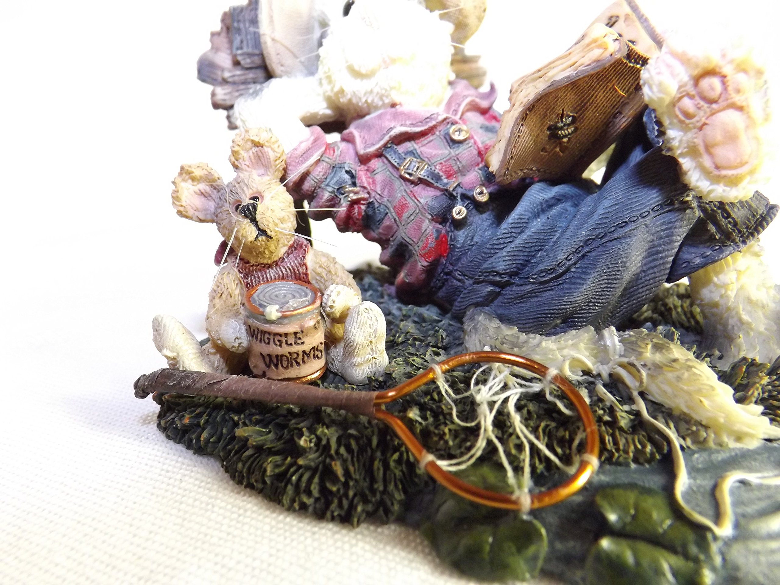 Boyds Angeln Katzen purrstone Opie baithook mit Barney Catch of the Day