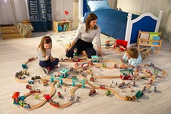 きかんしゃトーマス 木製レールシリーズ デラックス拡張レールセット FKF55 n5ksbvb 91EnleAQD9L._UF350,350_QL80_.jpg