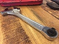 Vista 8 de Llave ajustable de minería Proferred T10001 con martillo, acabado cromado, 12 pulgadas