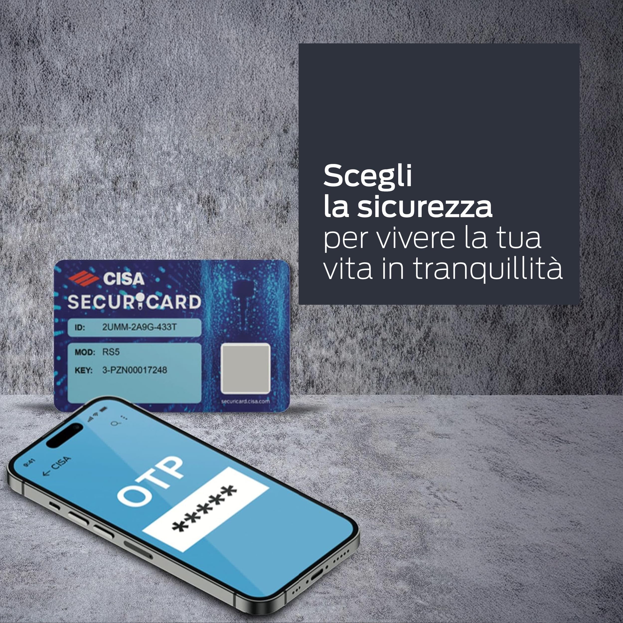 CISA - Cilindro Europeo RS5 10R3M707012 per Serratura Porta Blindata - Cilindro Serratura 30/30 con 5 File di Perni Radiali e 3 Chiavi a Duplica Digitale Protetta - Predisposizione al Pomolo