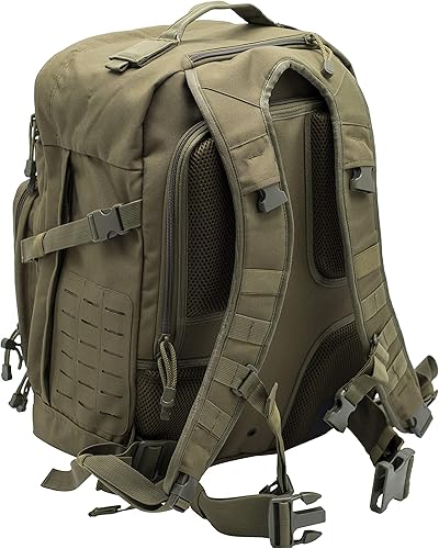 Miniatura 8 de LA Police Gear Atlas - Mochila táctica de 24 horas para hombres o mujeres, mochila de senderismo grande, mochila de caza, mochila de insectos, Verde