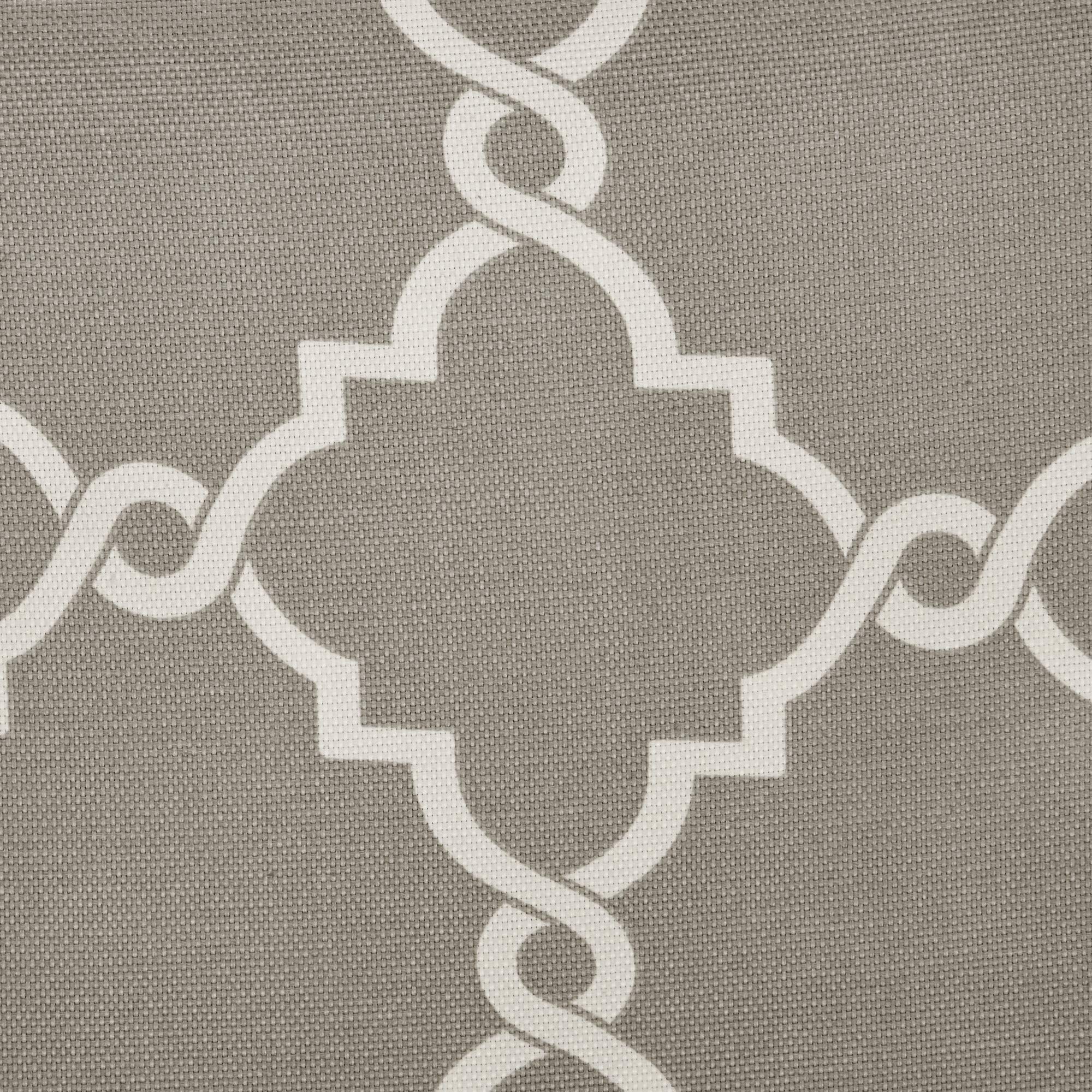 Madison Park Single Window Curtain Light Filtering Fretwork Print 1 Panel Grommet Top Drape/Valance for Living Room Bedroom and Dorm Polyester Blend - Image 3