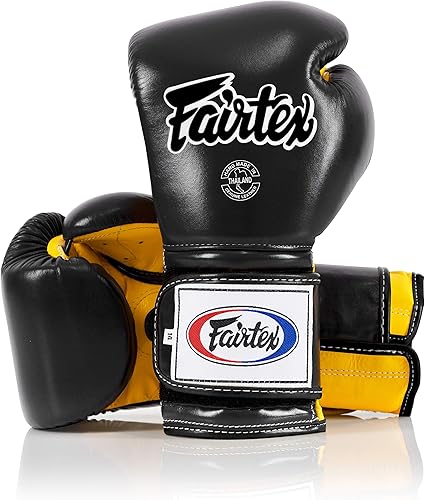 Miniatura 19 de Fairtex BGV9 Muay para boxeadores profesionales y entrenadores | Guante de estilo mexicano para golpeadores duros | Guantes MMA para artes marciales
