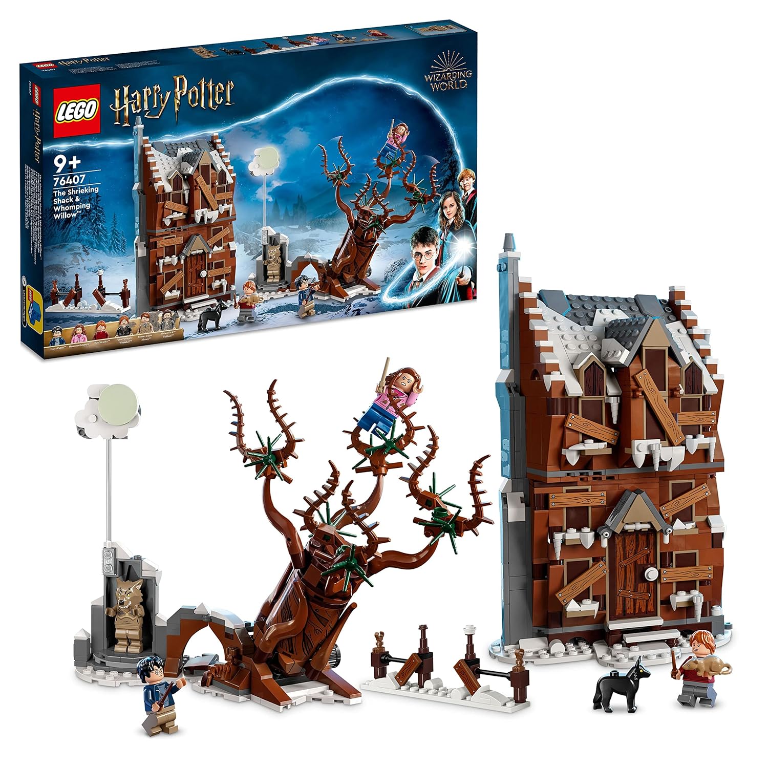 Lego 76407 Harry Potter Howling Hut and The Thumping Willow Toy On Prisoner of Azkaban Set for 9