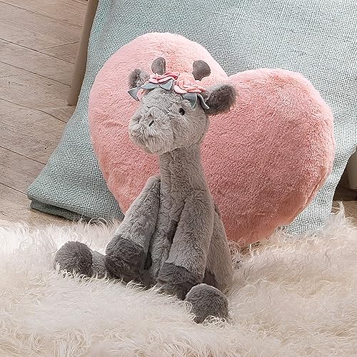 Miniatura 5 de Lambs & Ivy Juguete de peluche de jirafa y medio gris - Skylar