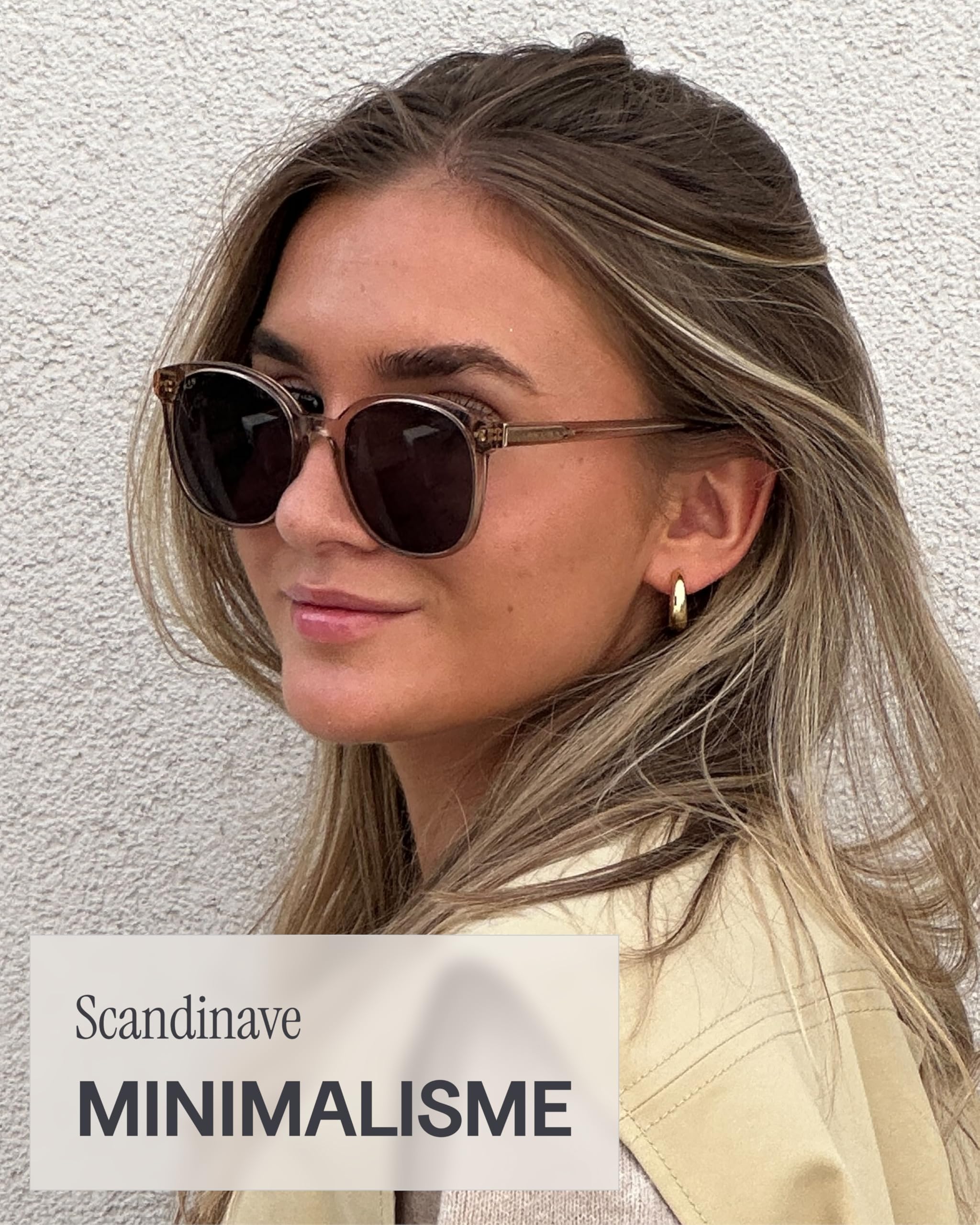 Kapten & Son Lunettes de soleil Nairobi Small & Large | Lunettes de soleil femme et homme avec protection solaire et protection UV | Verres ronds élégants | Sunglasses unisexes