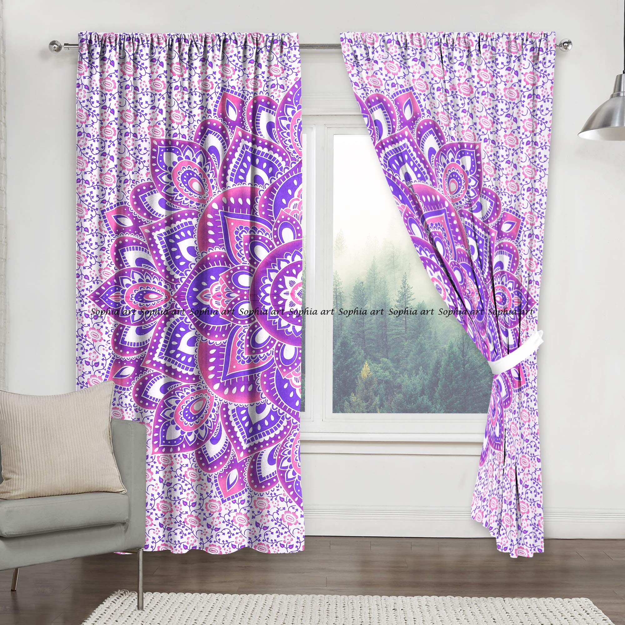 Bandanwar - Mantovana decorativa indiana tradizionale ricamata a mano, in cotone Toran, per porta e soggiorno, decorazione da appendere alla finestra, stile bohémien, etnico, vintage, 1 m (giallo, 1