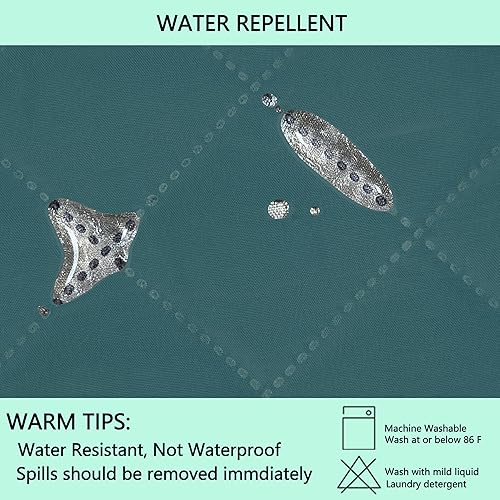 Miniatura 4 de Fundas para silla reclinable, reversible, funda de sofá para mascotas, protector de muebles para niños perezosos (silla de 23 pulgadas, azulbeige)