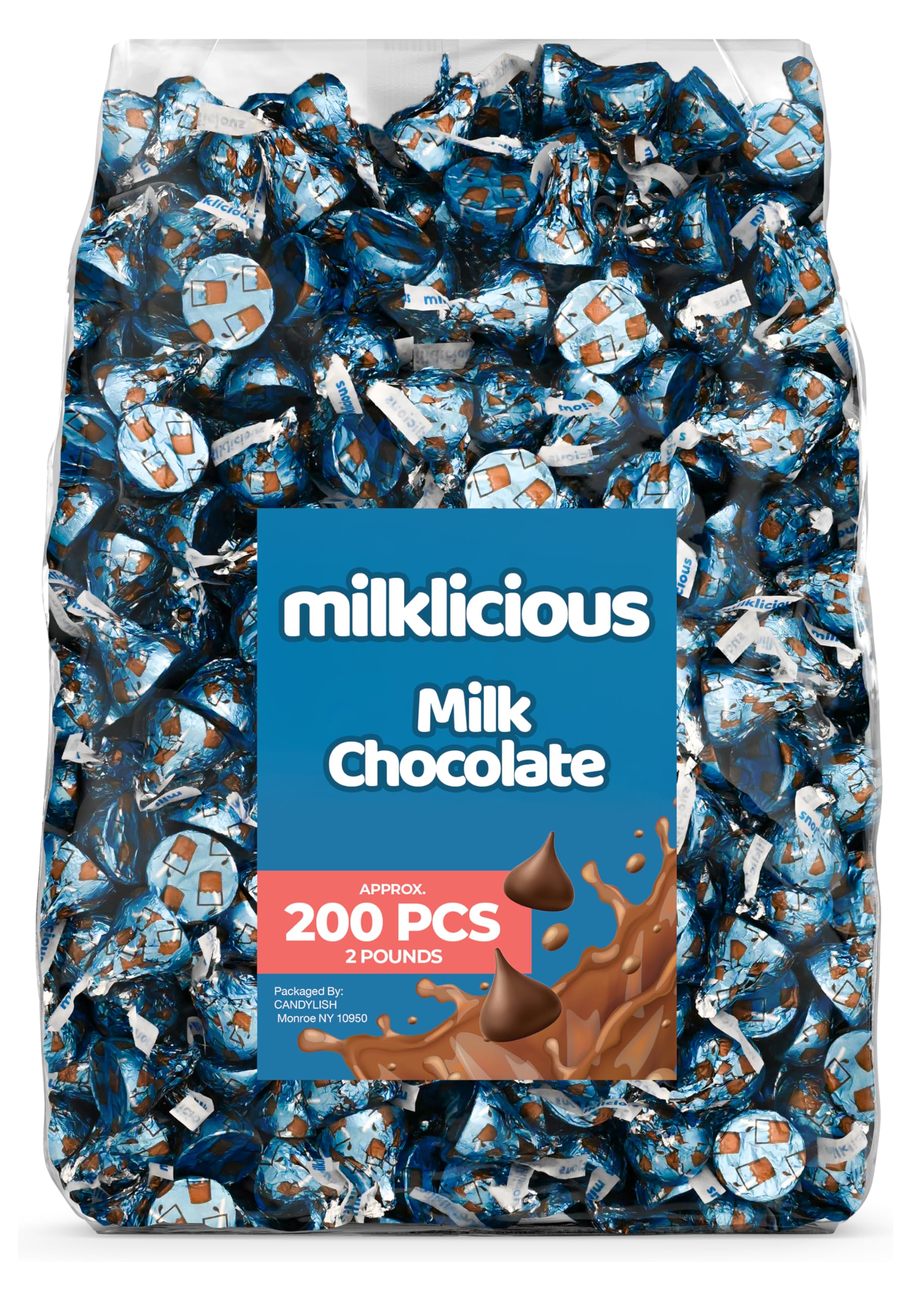 Amazon.com: Milklicious Milk Chocolate, 2 LB Pack, Approx. 200