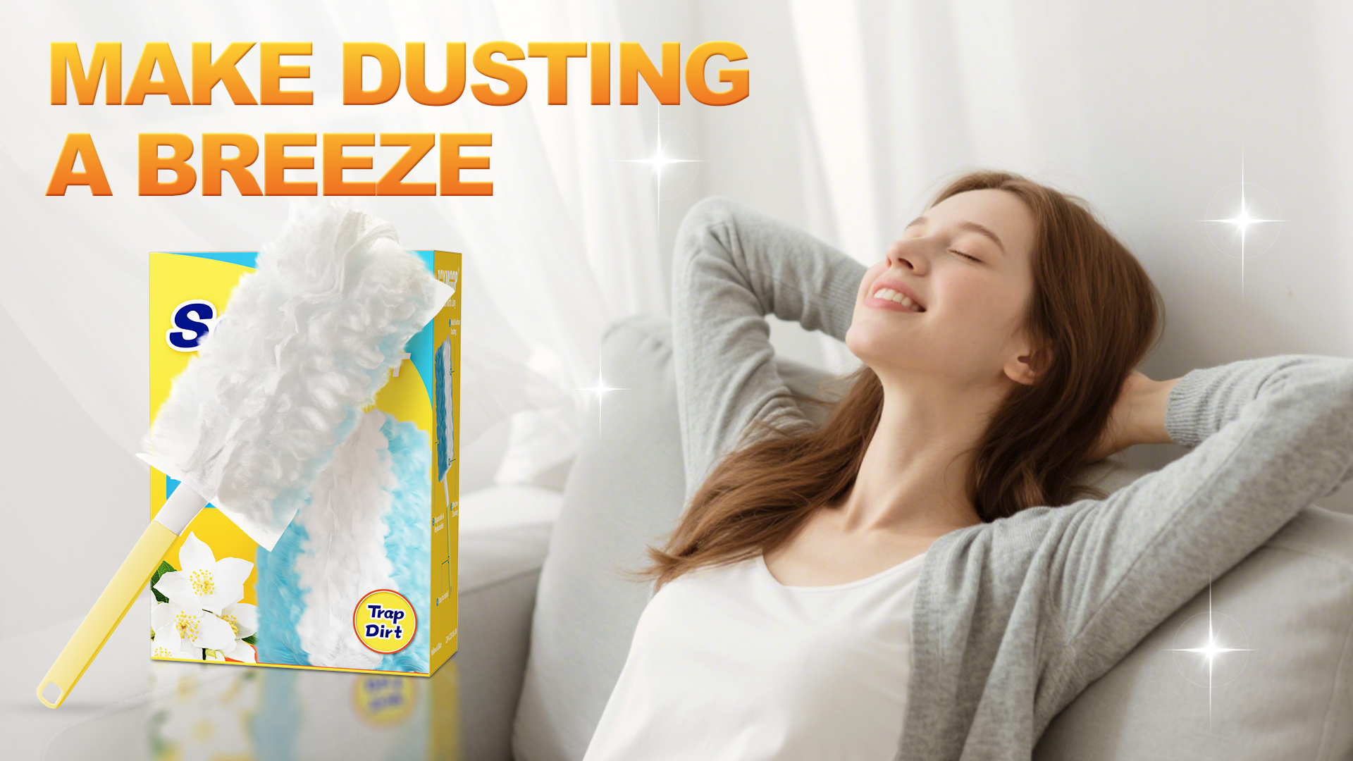 mellojoy スフレ　バター　パンパン(スノークラウド) Amazon.com: JOYMOOP Disposable Duster for Cleaning, with 2 Handles