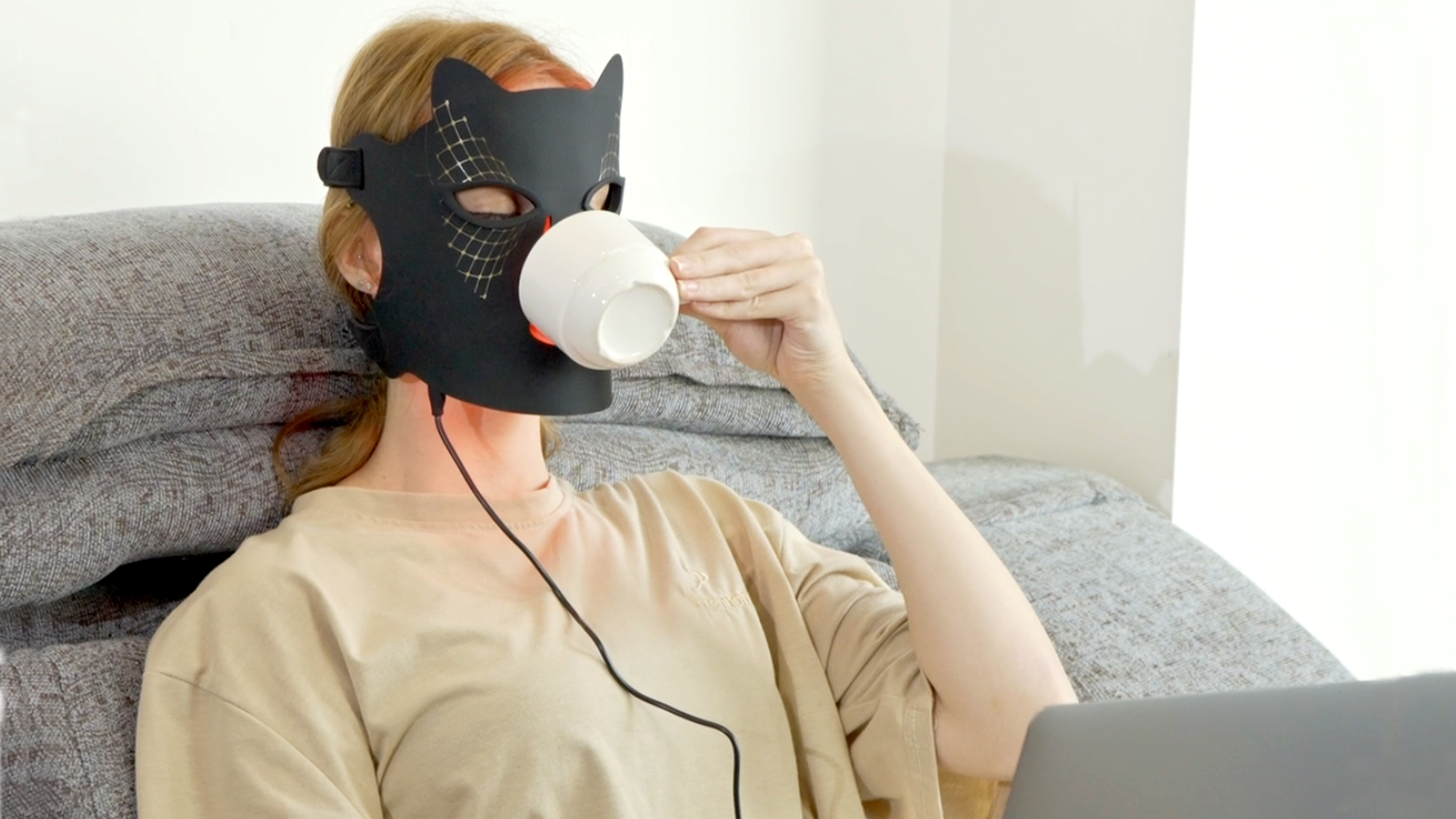 retime Pure LED Mask フェイスマスク Amazon.com: Red Light Therapy Mask, Pure Infrared 850 Red Light