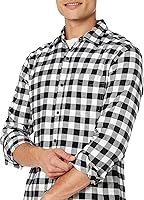 Vista 4 de Tienda Essentials - Camisa de franela para hombre, de manga larga