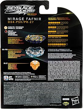 سلسلة Beyblade Burst Pro ، Mirage Fafnir Starter Pack ، مسابقة Spinner مع Launcher