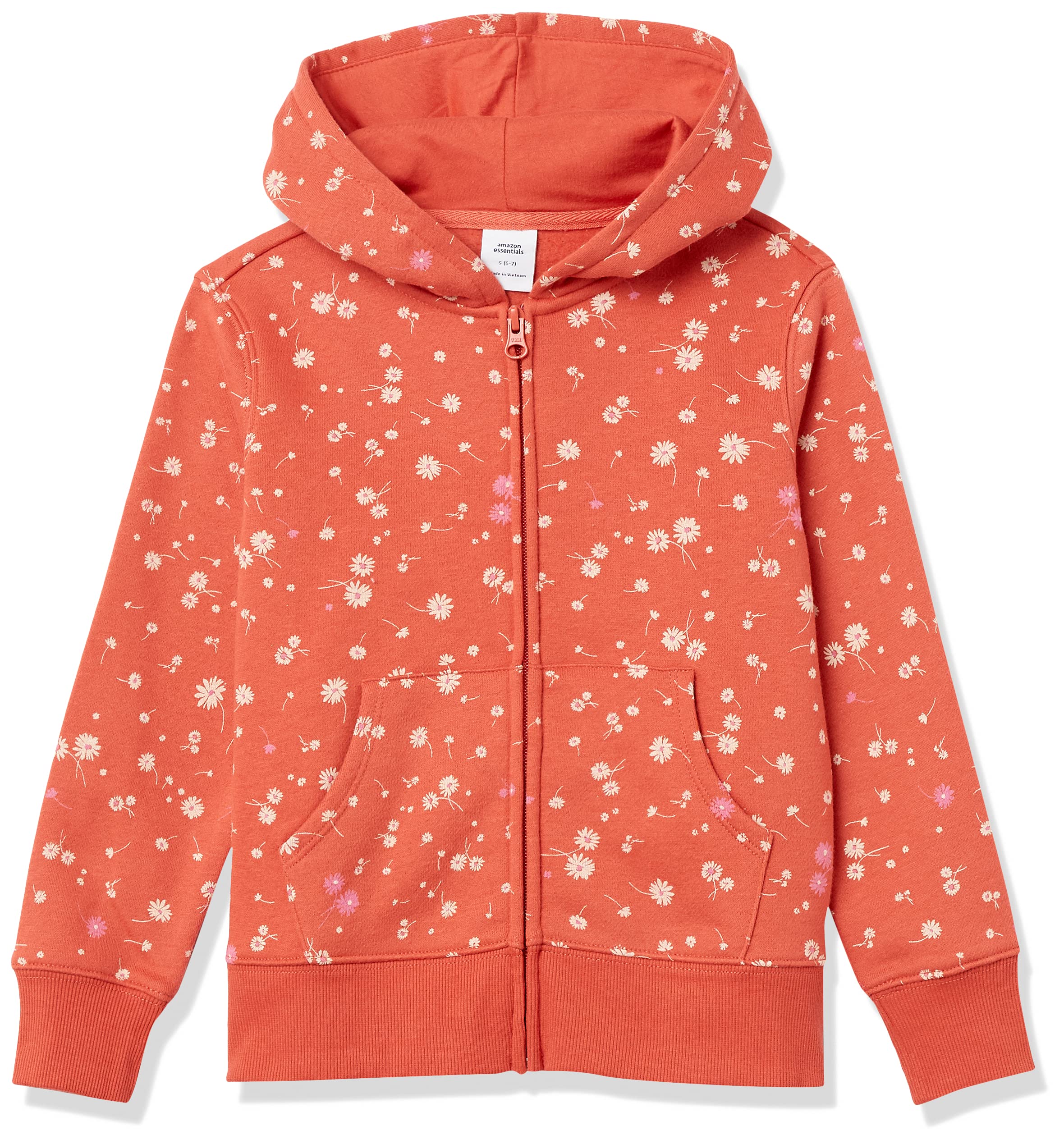Amazon Essentials Girls Fleece Zip-Up Hoodie Sweatshirt — view 13