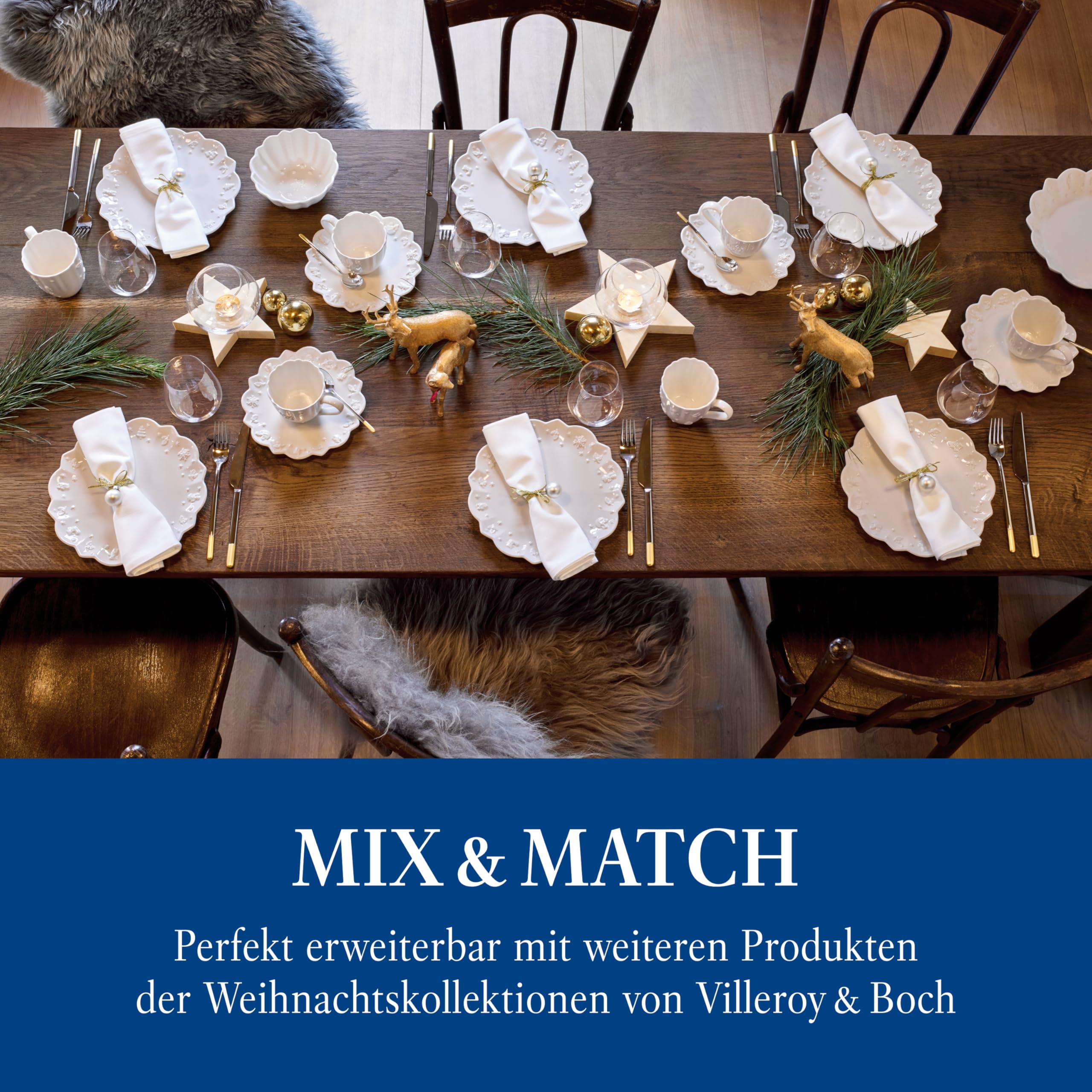 Villeroy & Boch – Toy's Delight Royal Classic zestaw talerzy 8 el., porcelana Premium, zmywarka, mikrofalówka, biały