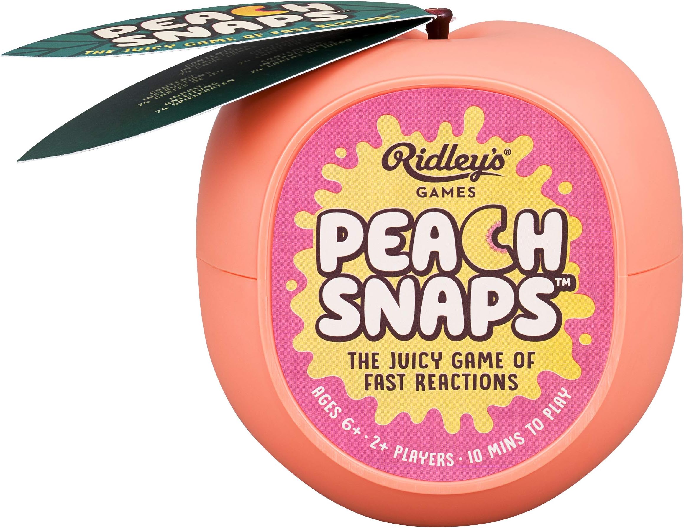 Ridley's GME021 Peach Snaps Card Game for 6+ years to adult