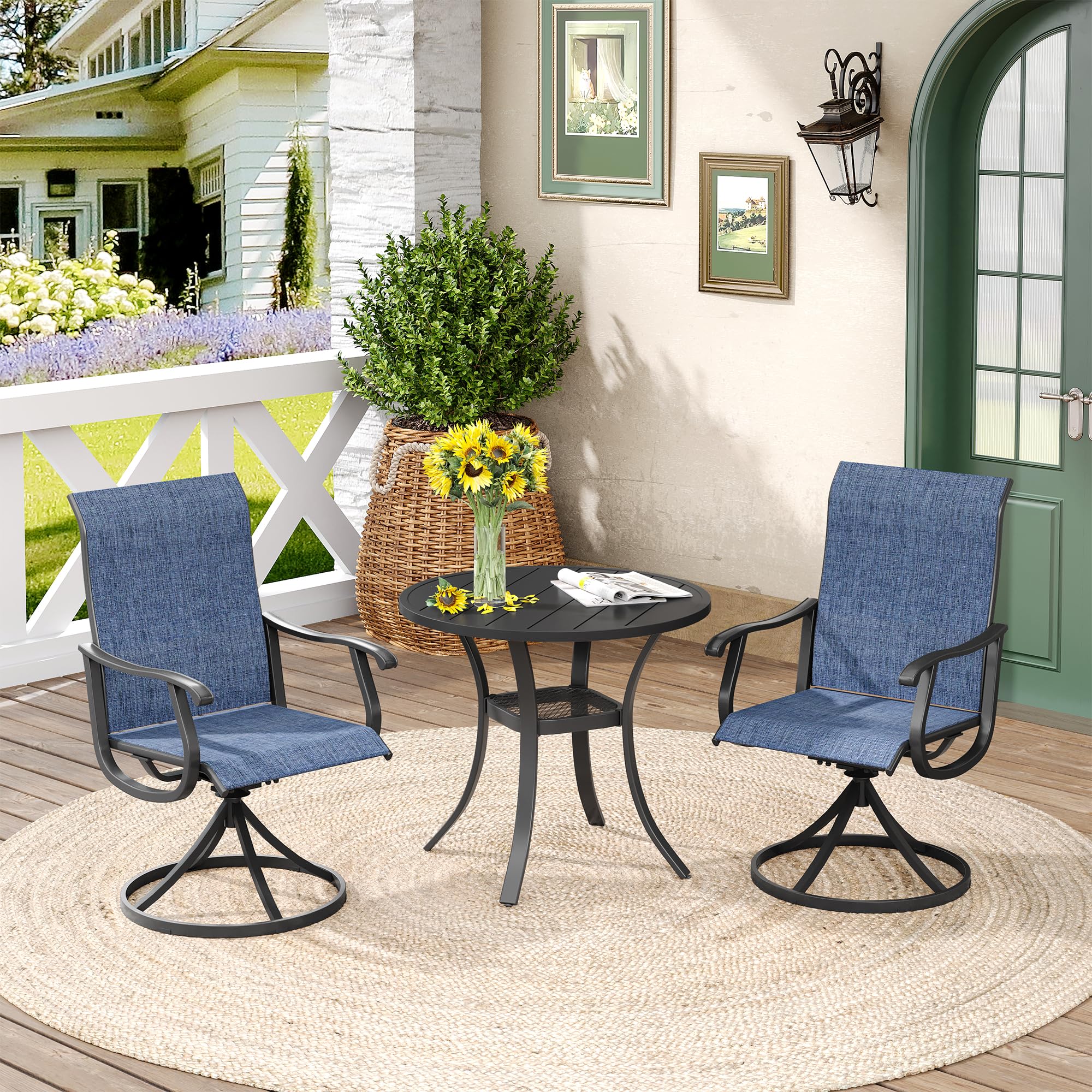 Outdoor Dining Chairs Home Depot Hampton Bay Swivel Rocker Hampton