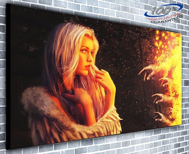 Angel Panoramic Canvas Print XXL Picture 50 inch x 20 inch Over 4 foot wide x 1.5 foot high Ready to Hang Stunning Quality