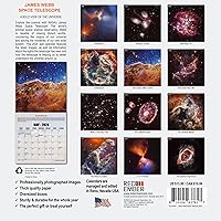 Vista 113 de RED EMBER Astronomy 2026 Wall Calendar 12 Month 12" x 24" Open Thick & Sturdy Paper Giftable Calendar 2026
