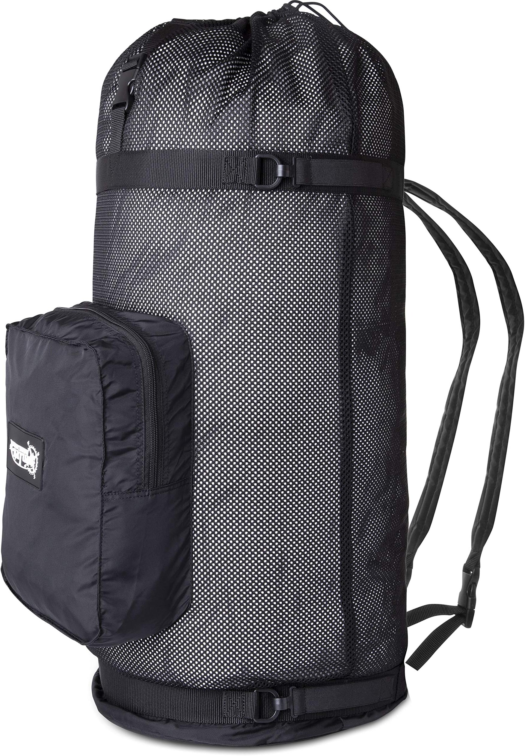 Corbase Adventure at Nature Premium Dive Mesh Backpack Scuba Gear Bag/Sturdy Stitching, Safety Drawstring & Strap, Padded Shoulder Strap/Sturdy Mesh Snorkel Bag/Top Dive Gear Gift