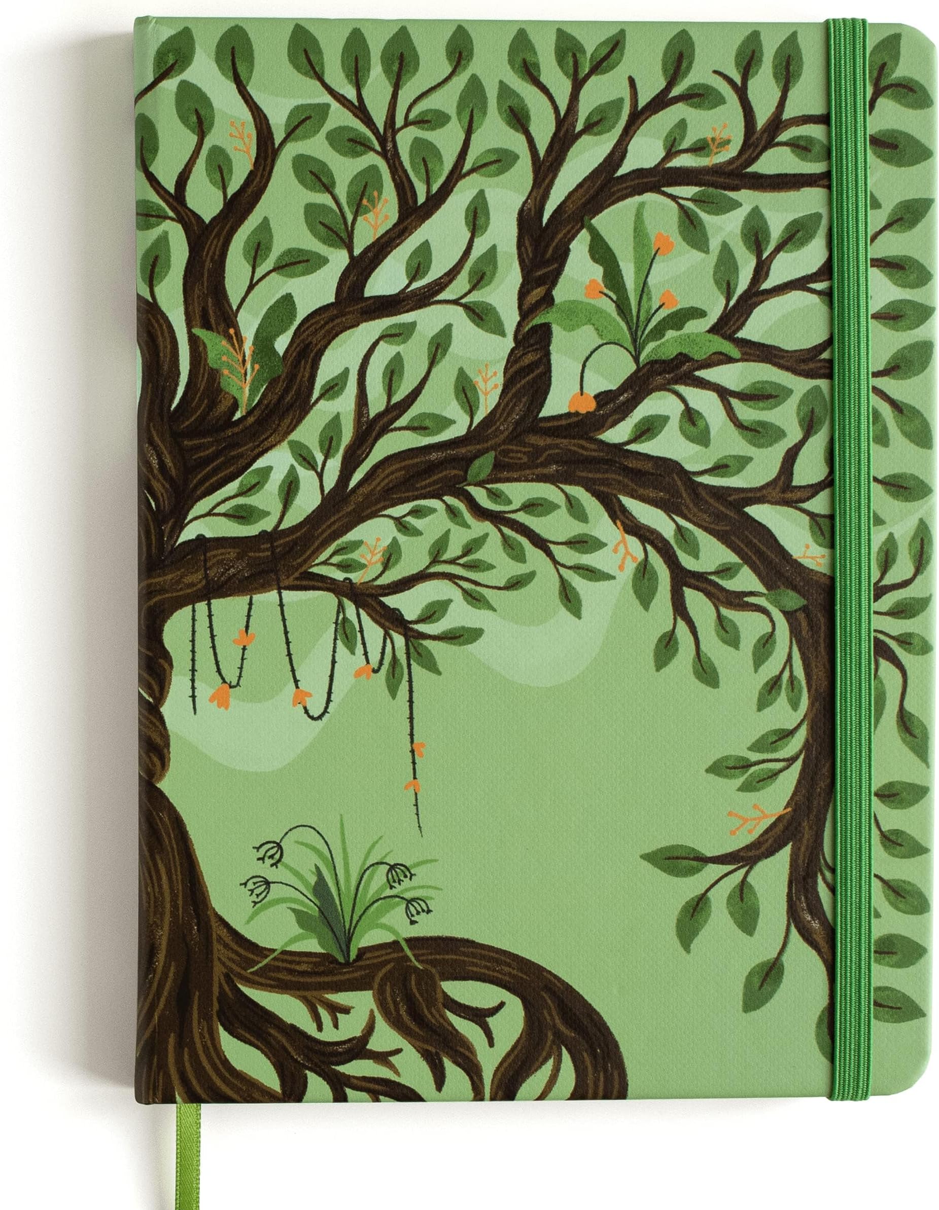 Rileys & Co Notebook Journal for Writing 8 x 6 Inches, Hardcover Daily Journaling Diary - 240 Lined Pages - Compact Notebook for Women, Men, Kids, Work and Travel (Tree of Life)